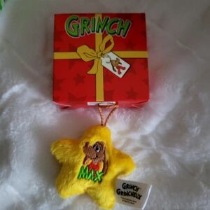 McDonald's Grinch Max Yellow Star Plush